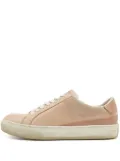 Tod's Vintage textured leather low-top sneakers - Neutrals