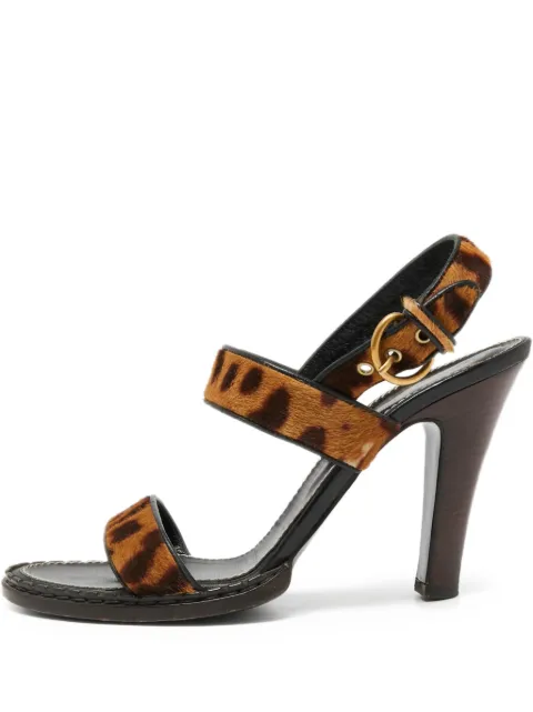 Saint Laurent Pre-Owned sandales en cuir de veau 110 mm