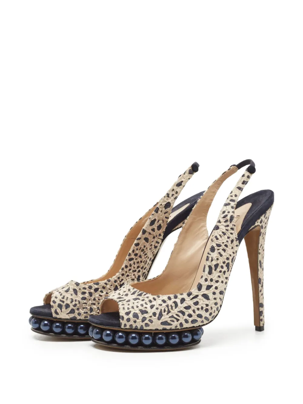 Nicholas Kirkwood pre-owned 135mm faux-pearl pumps | Image 2