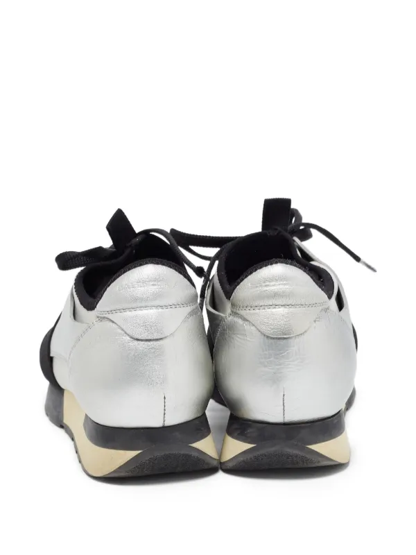 Balenciaga Pre-Owned Race Runner スニーカー | グレー | FARFETCH JP
