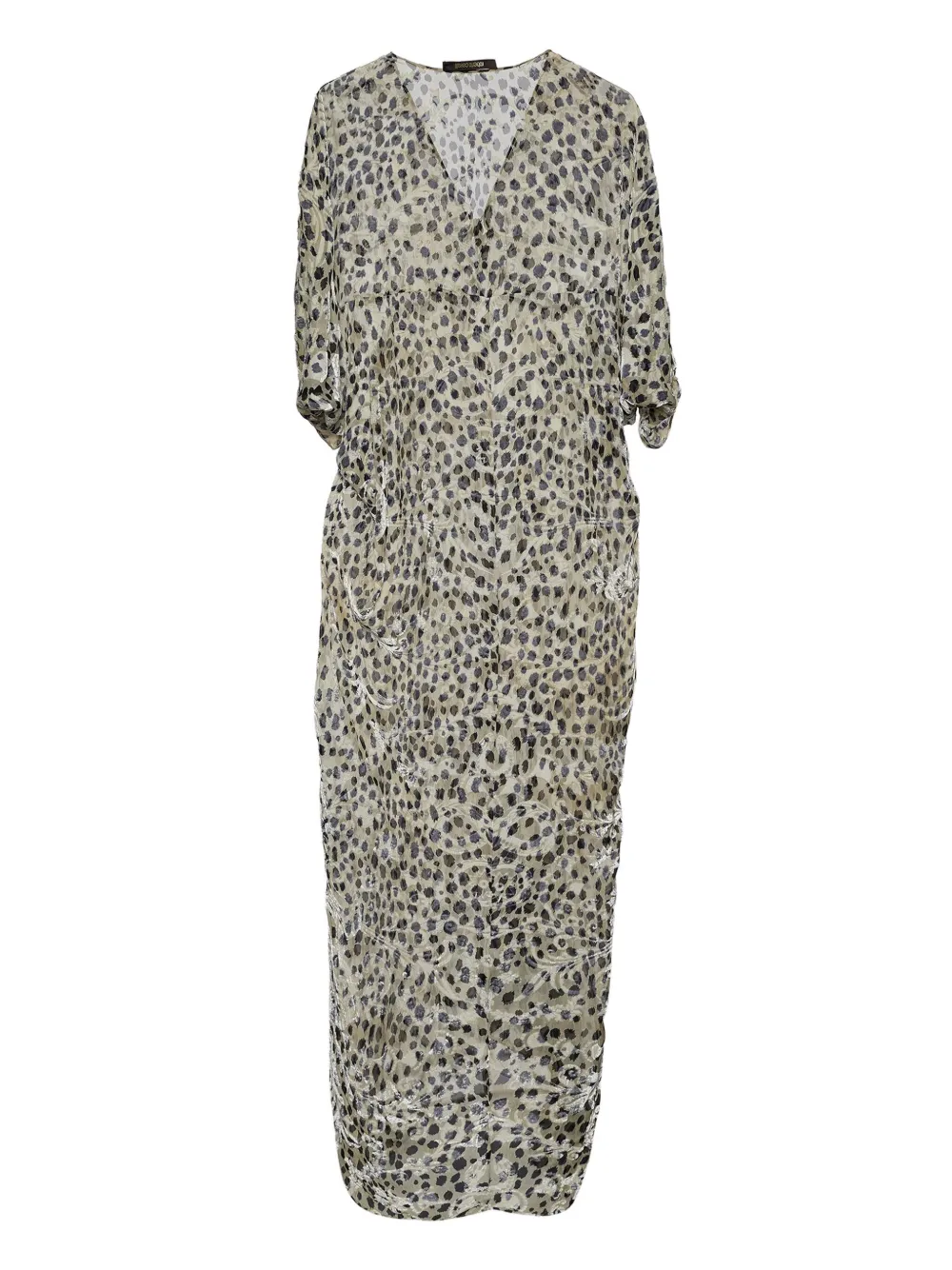 printed maxi dress