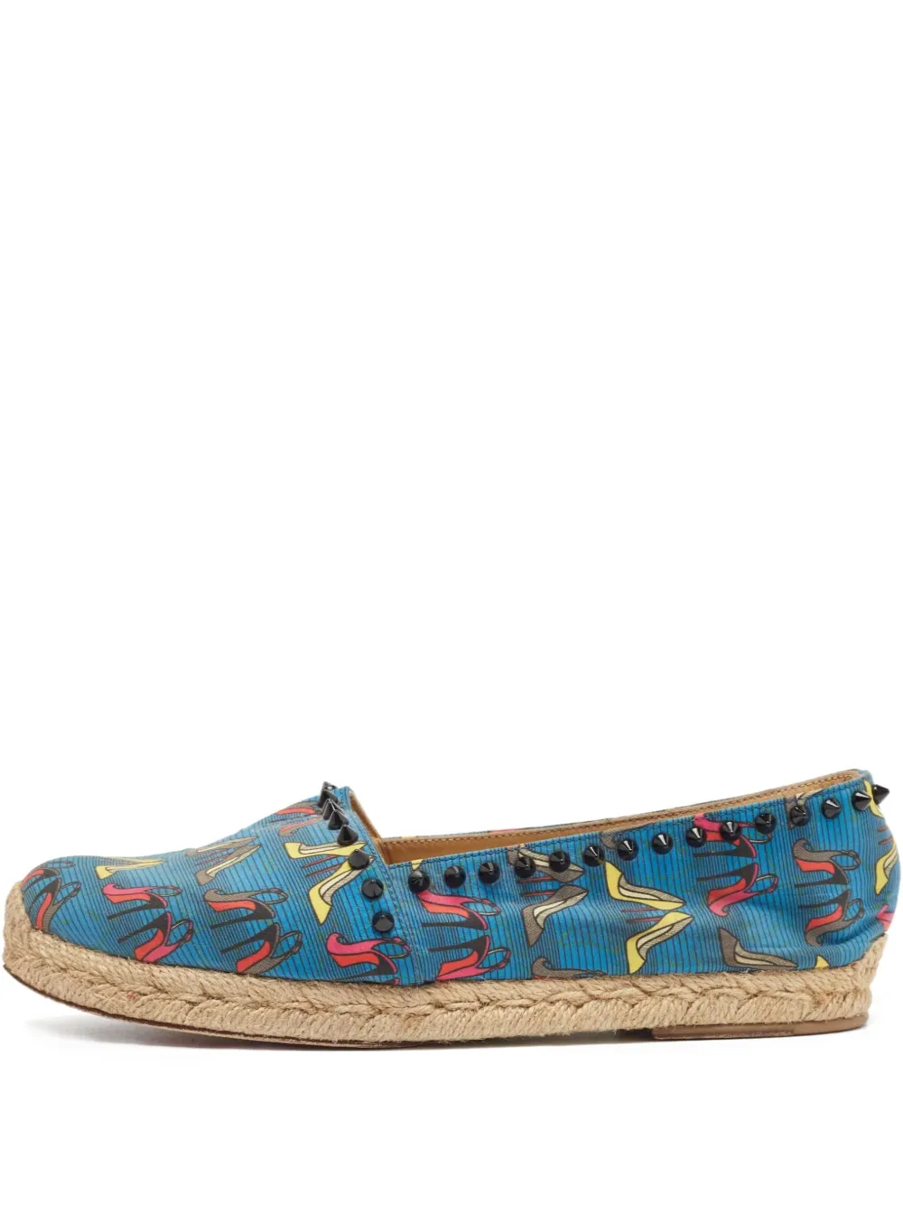 Christian Louboutin Pre-Owned Ares エスパドリーユ - ブルー Christian Louboutin Pre-Owned Ares エスパドリーユ - ブルー