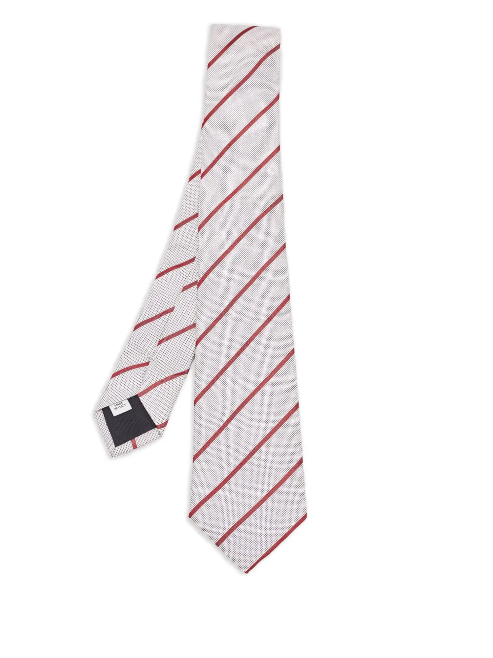 striped silk tie