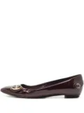 Louis Vuitton Pre-Owned Sloane ballet flats - Red