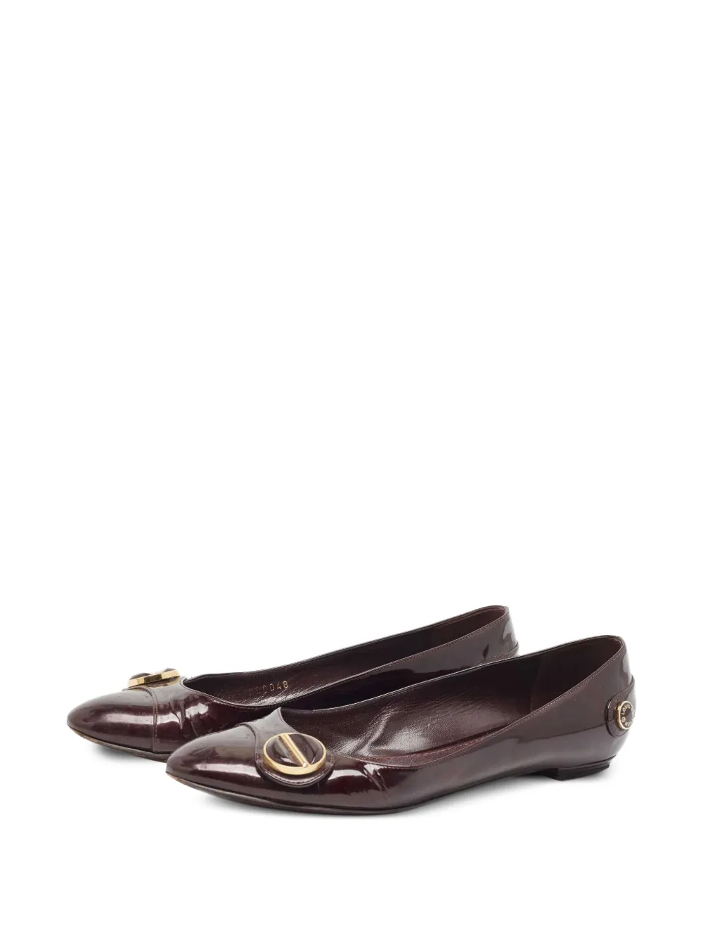 Louis Vuitton Pre-Owned Sloane ballerina's - Rood