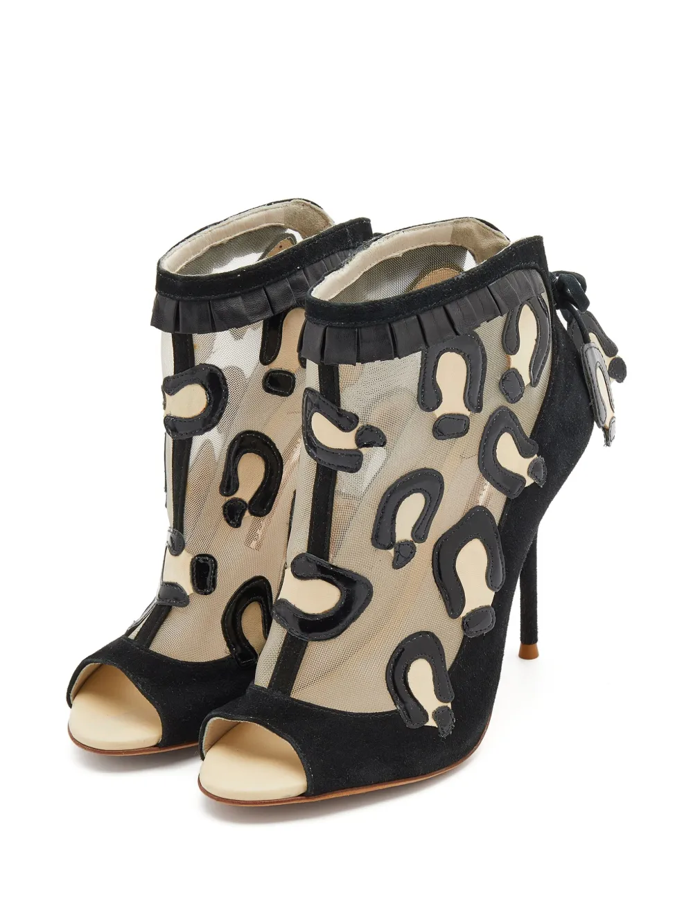 Sophia Webster bottines pre-owned 100 mm en résille transparente | Image 2