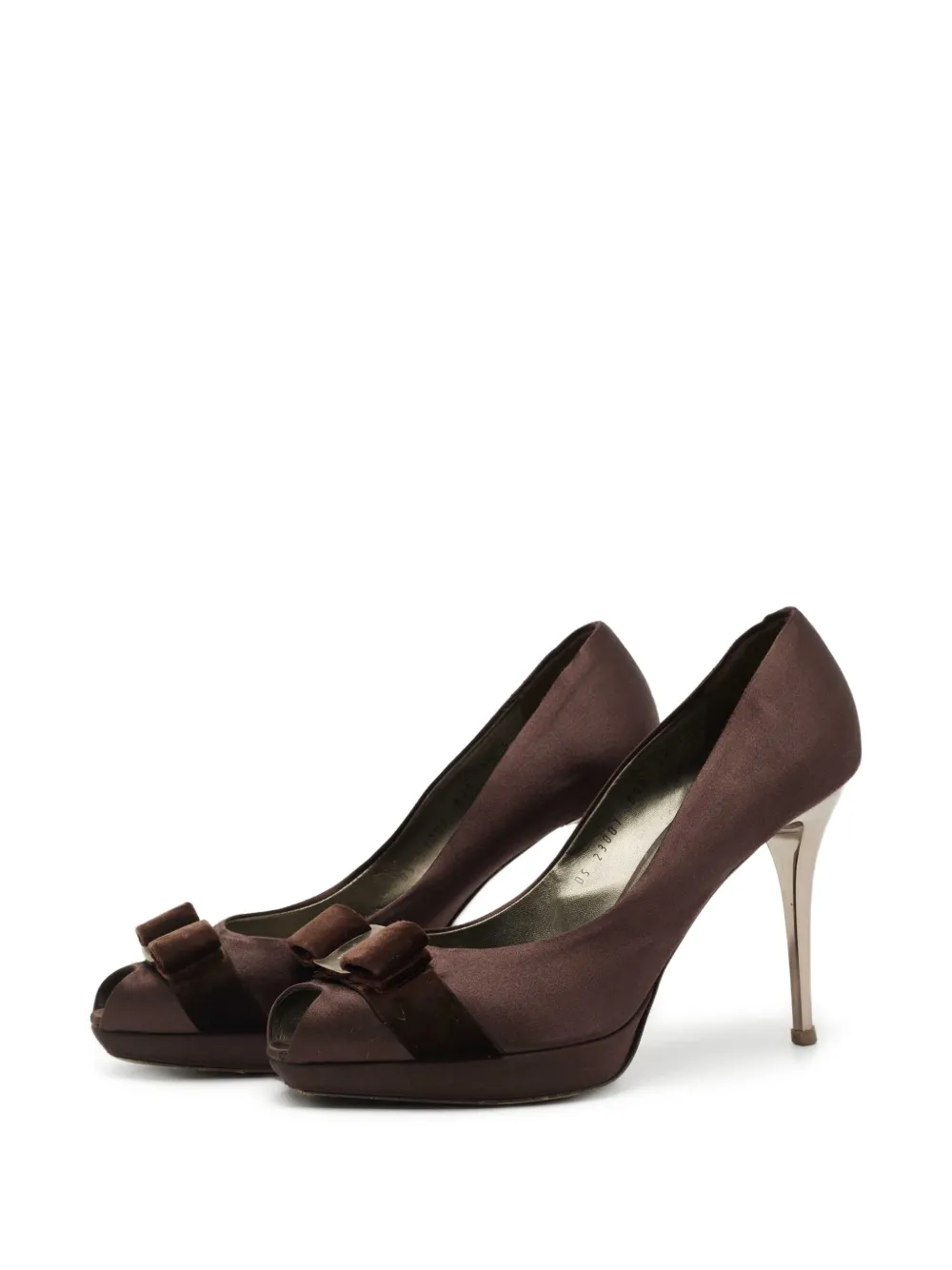 Ferragamo Pre-Owned 120mmn leather pumps | Image 2