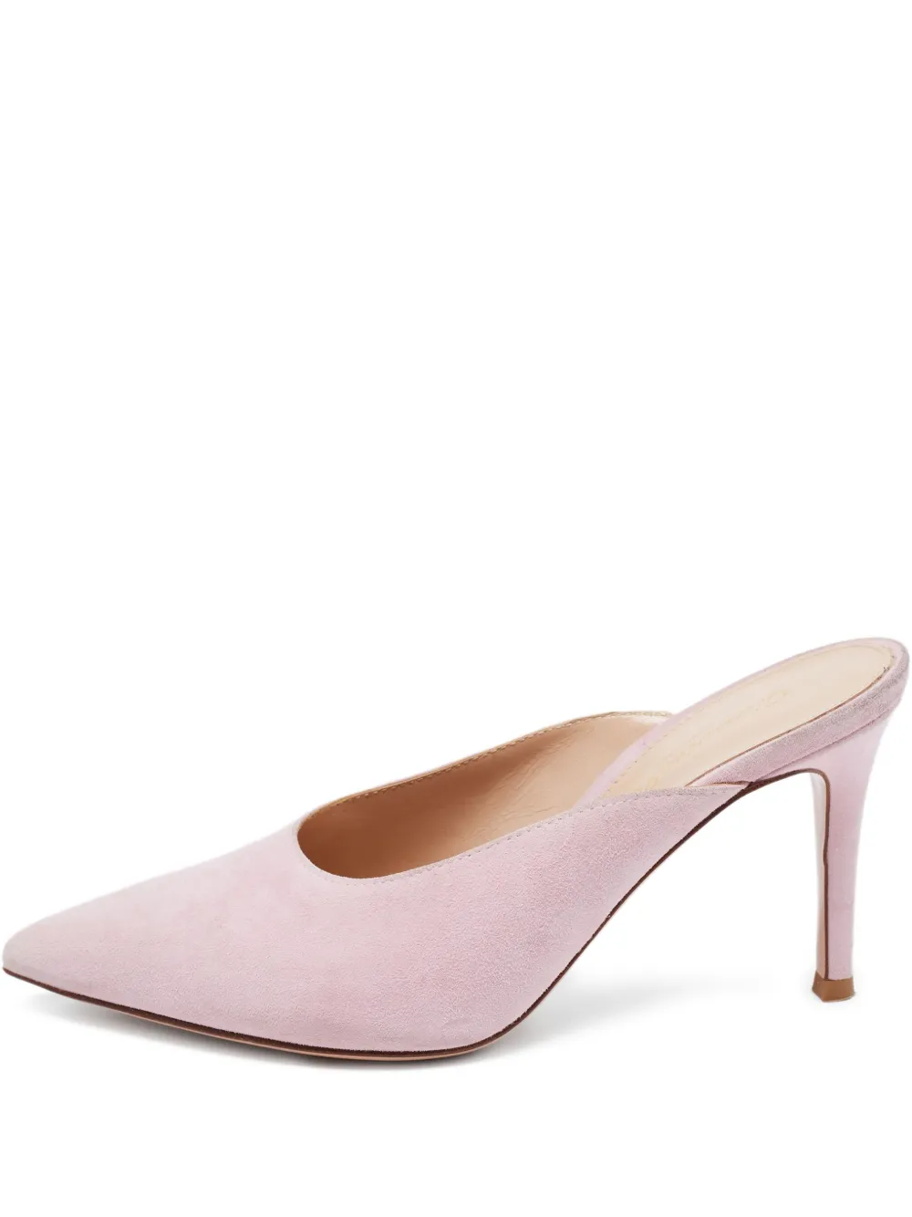 Pre-owned Gianvito Rossi  80mm Pointed-toe Mules