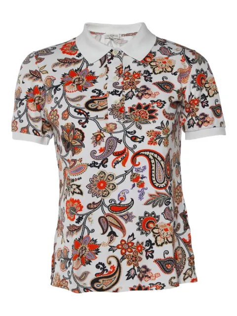 Etro Pre-Owned floral paisley-print polo shirt