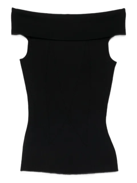 Givenchy off-shoulder ribbed top