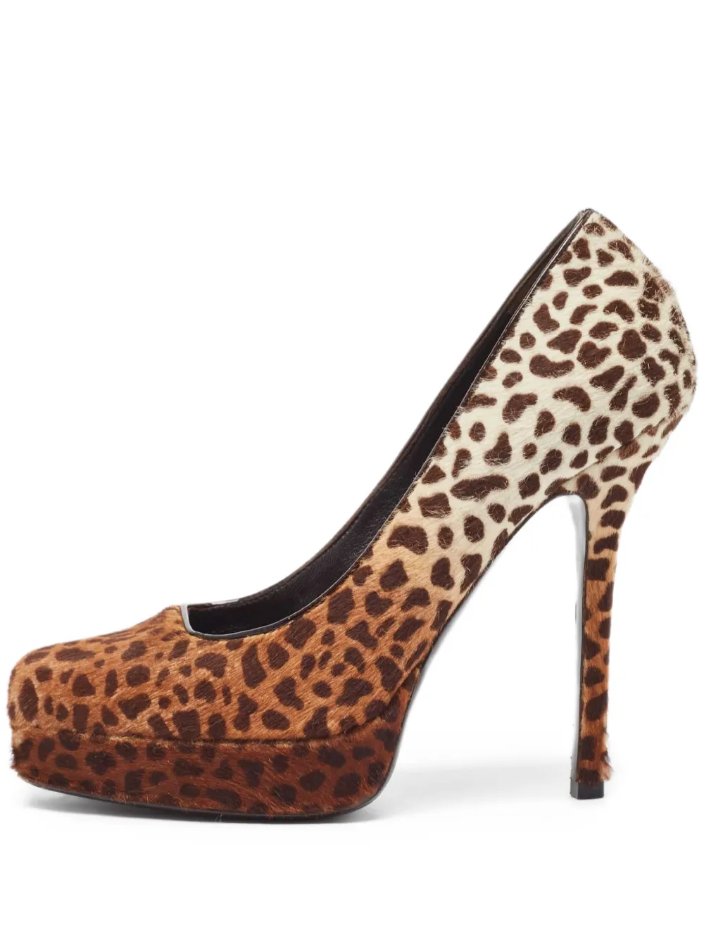 Gucci Pre-Owned 120mm leopard-print heeled pumps | Brown | Image 1