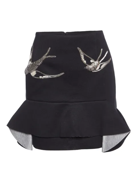 Marni Pre-Owned birds-embroidered mini skirt