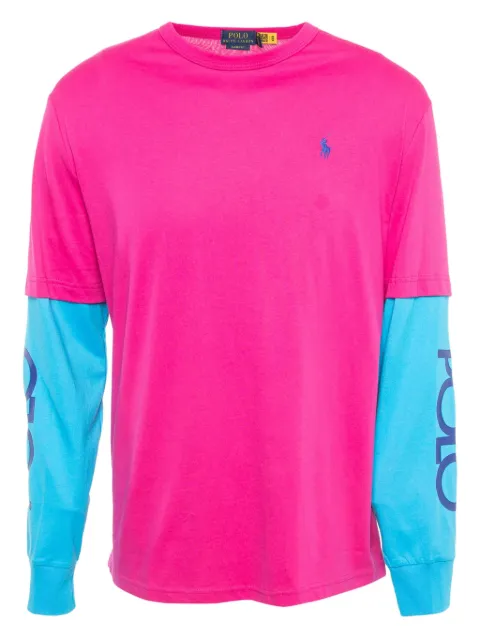 Polo Ralph Lauren Vintage pre-owned colourblock long-sleeve T-shirt