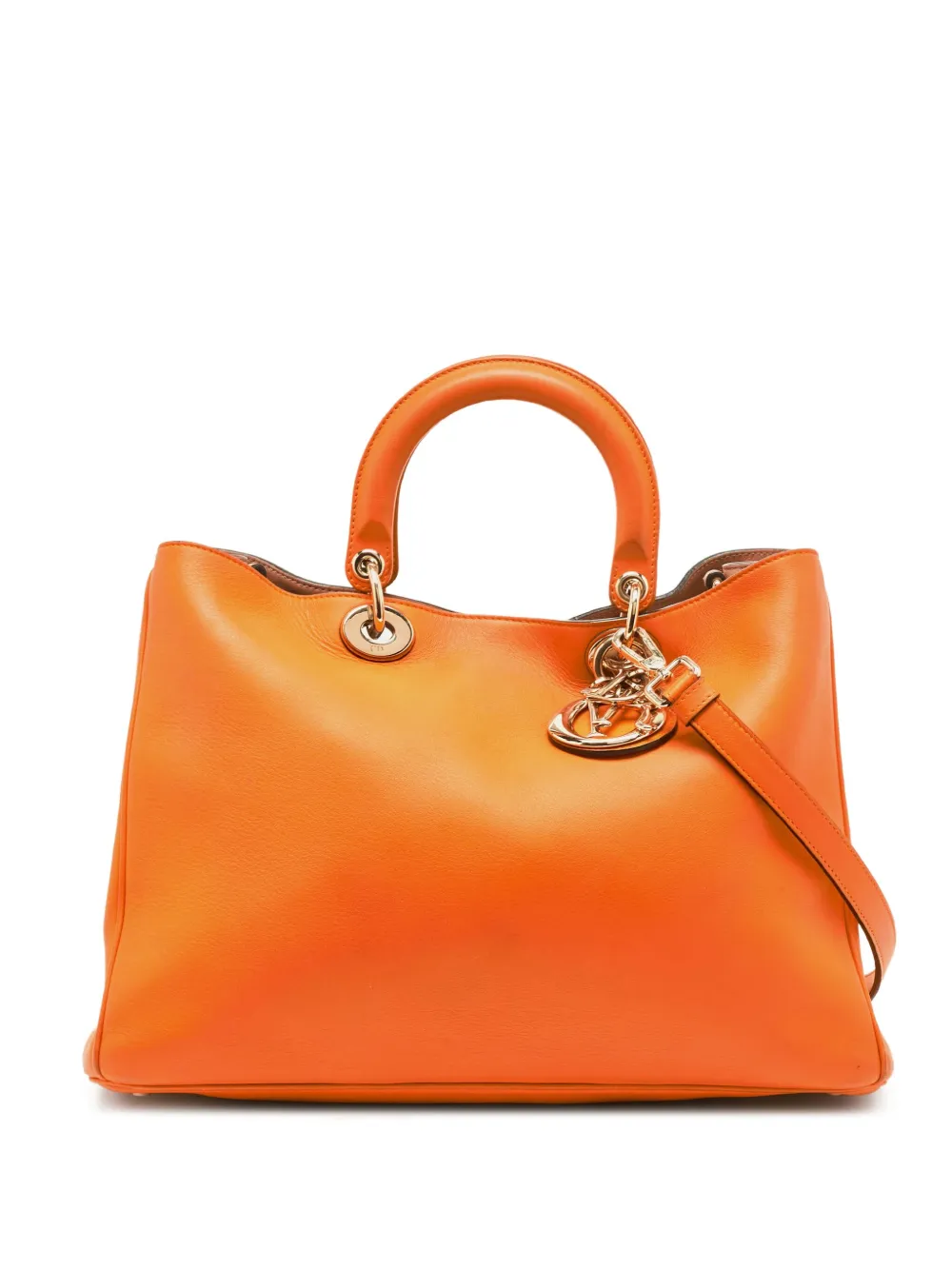Christian Dior Pre-Owned レザー トートバッグ - オレンジ Christian Dior Pre-Owned レザー トートバッグ - オレンジ