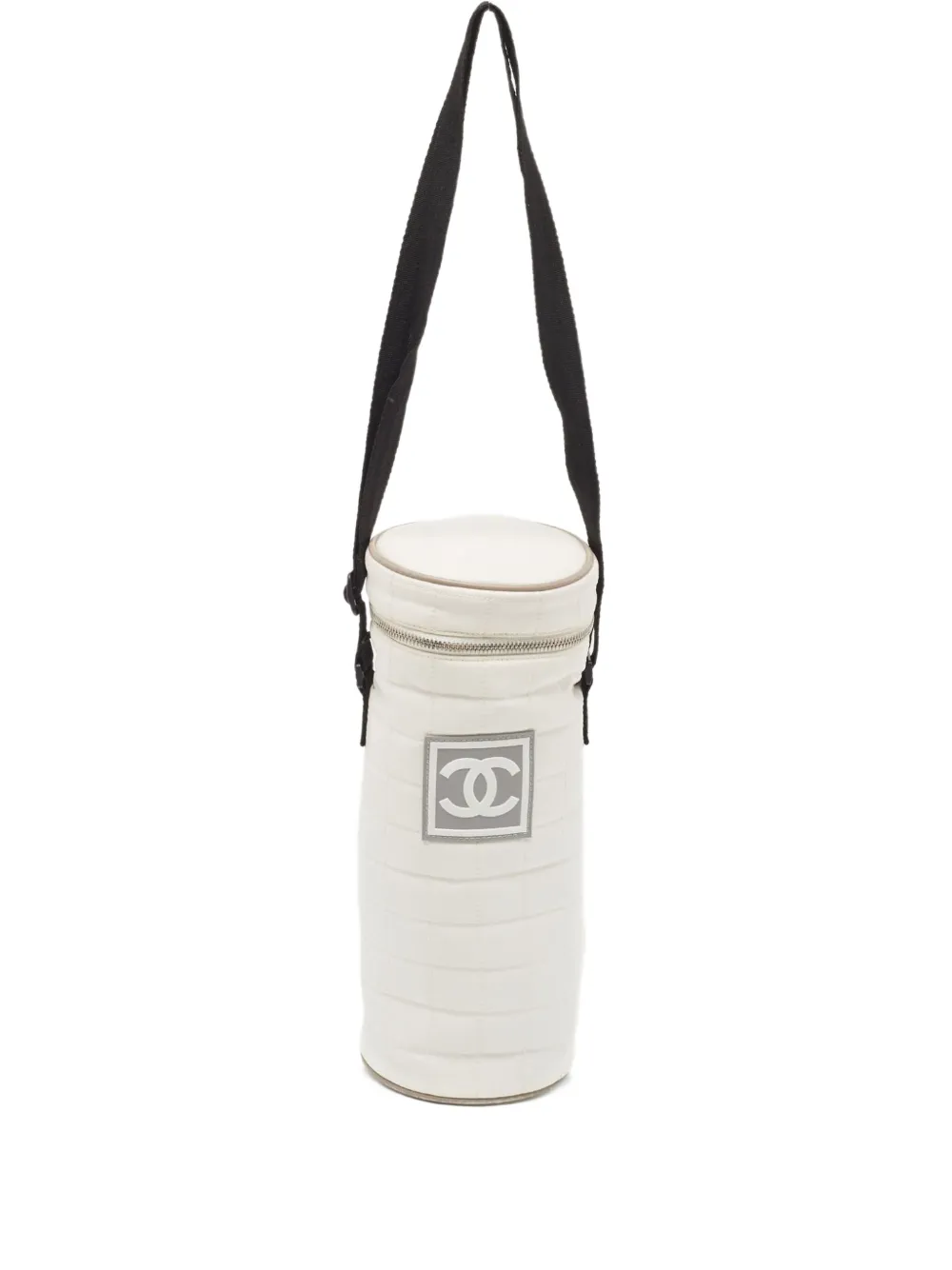 CHANEL Pre-Owned Quilted Sport Line bottle holder | White | Image 1