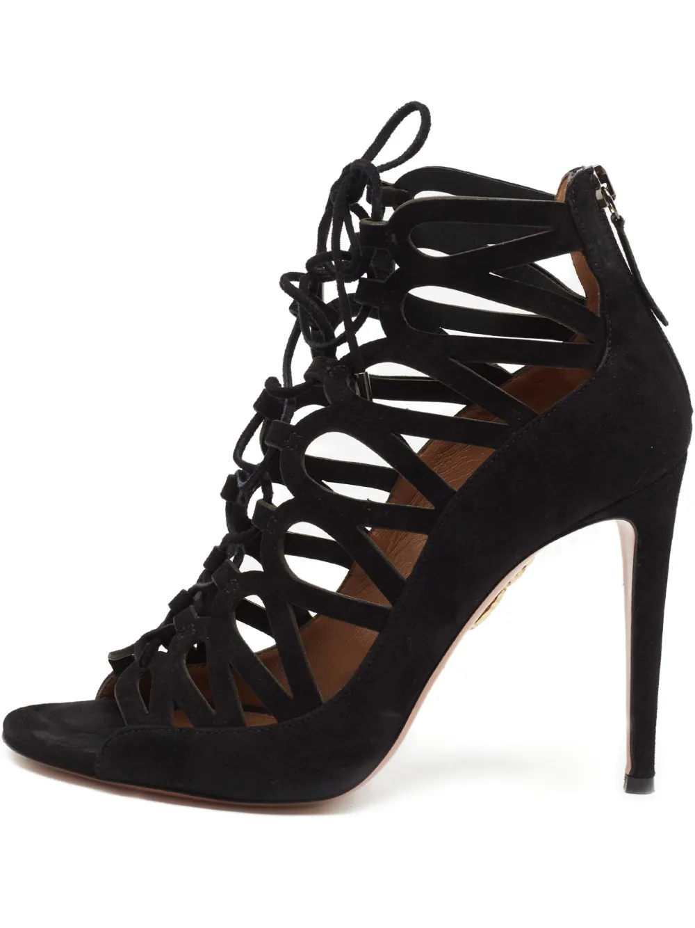 Aquazzura Pre-owned 100mm strappy sandals | Black | Image 1