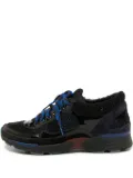 CHANEL Pre-Owned mesh-panel lace-up sneakers - Black