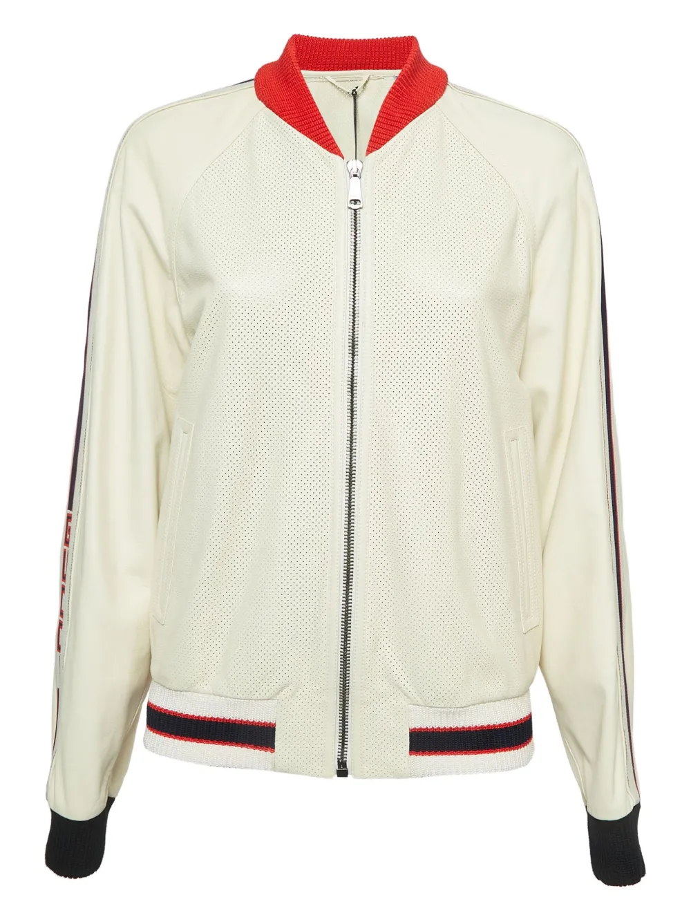 Gucci Pre-Owned Bomber traforato - Toni neutri