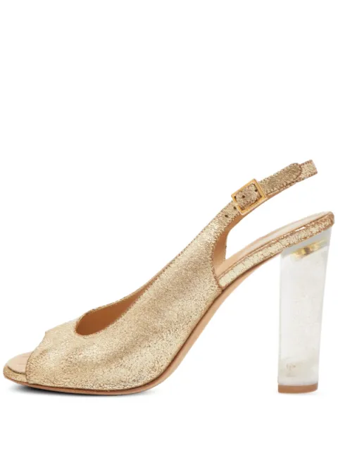 CHANEL Pre-Owned 105mm slingback pumps