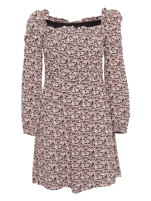 Maje 2024 pre-owned puff-sleeves floral mini dress