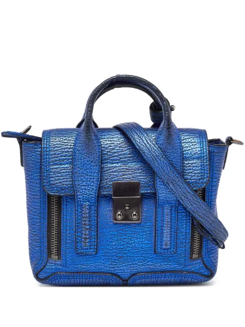 3.1 Phillip Lim pre-owned Pashli textured leather satchel bag