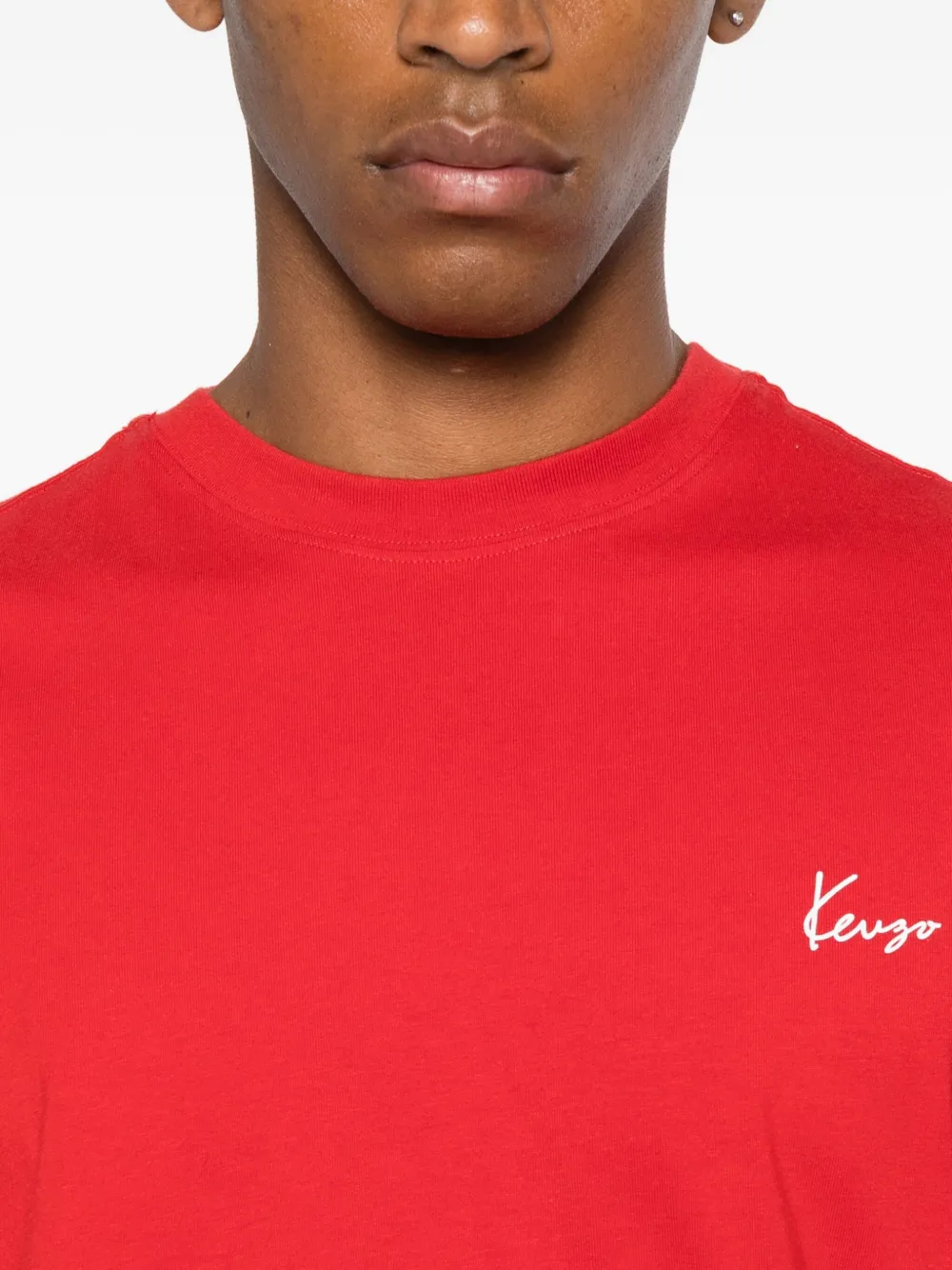 Kenzo T-shirt met bloemenprint Rood