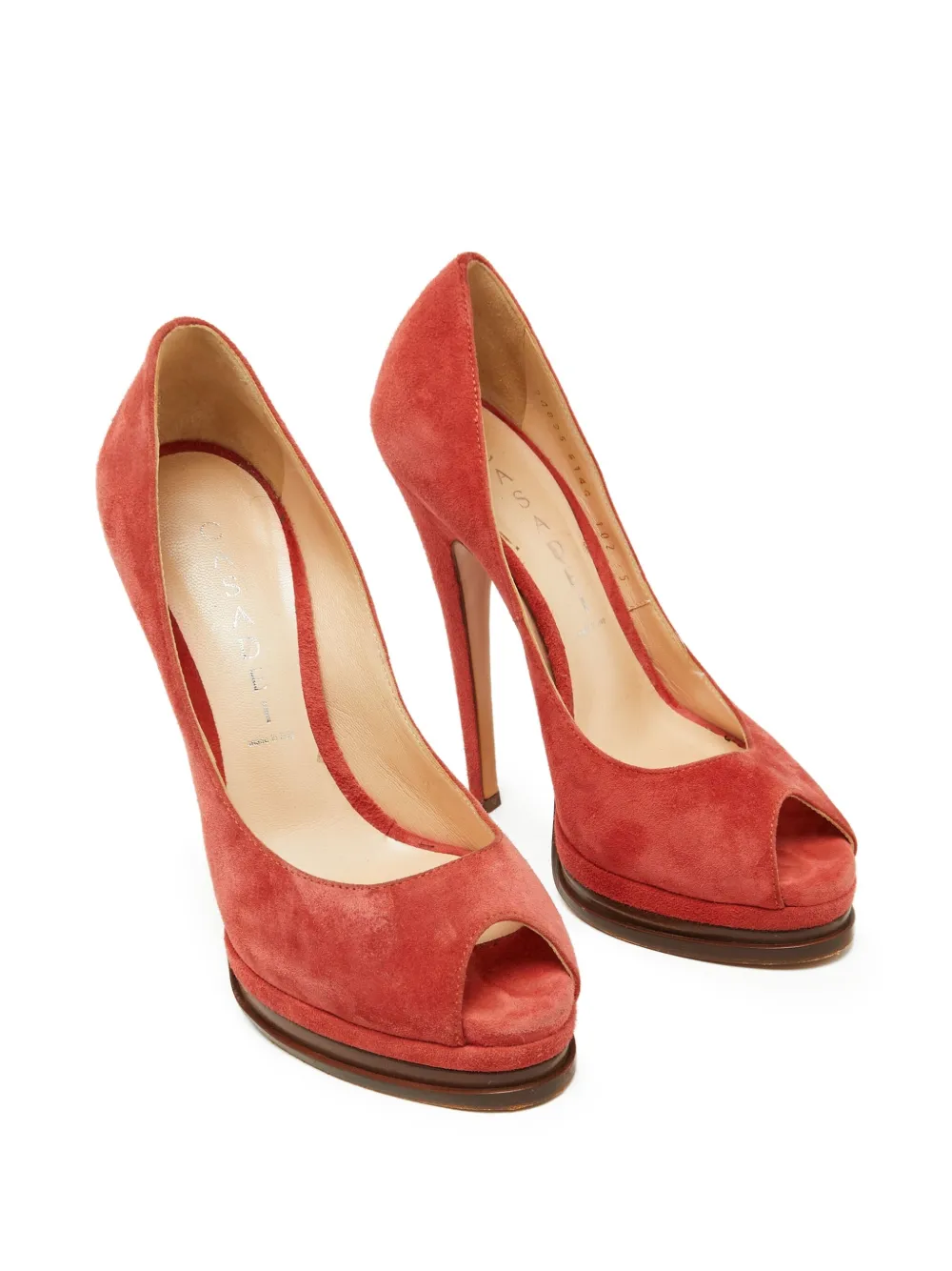 Casadei Vintage 145mm Daisy peep-toe pumps | Image 2