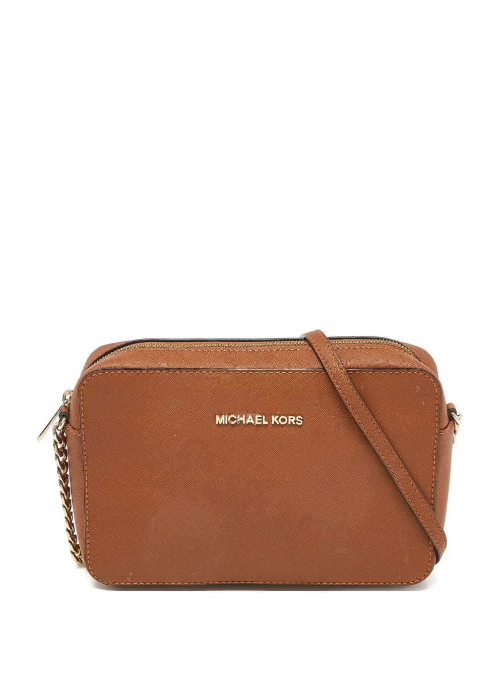 Michael Kors Vintage leather cross body bag | Brown | Image 1