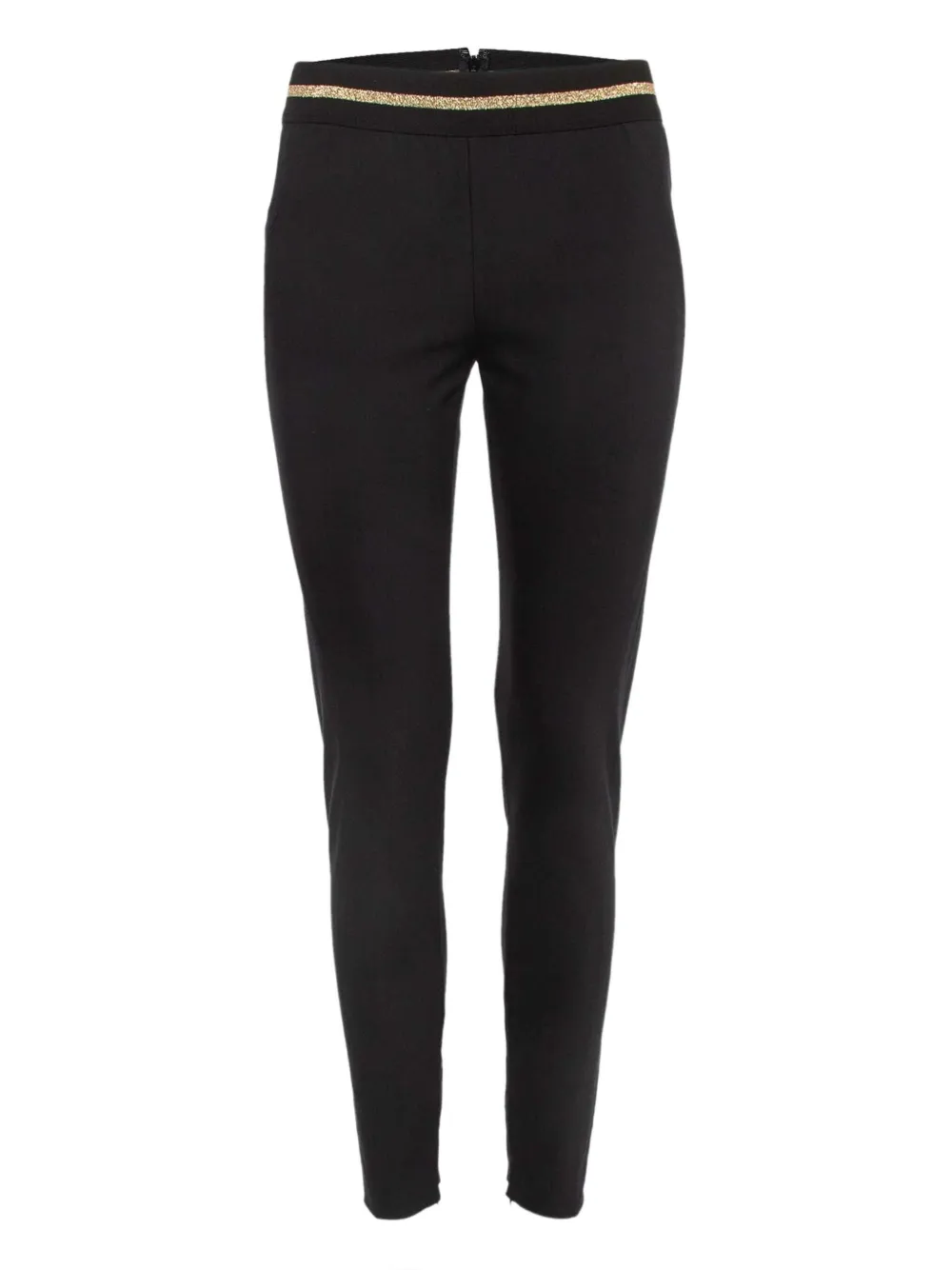 Stella McCartney Pre-Owned glitter-detail trousers | Black | Image 1