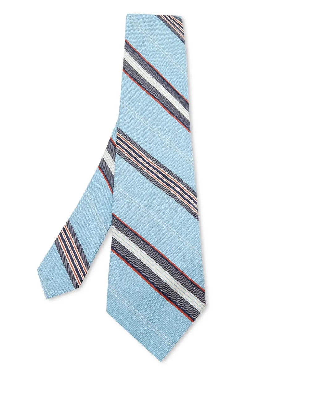 Valentino Garavani Pre-Owned Cravatta a righe - Blu