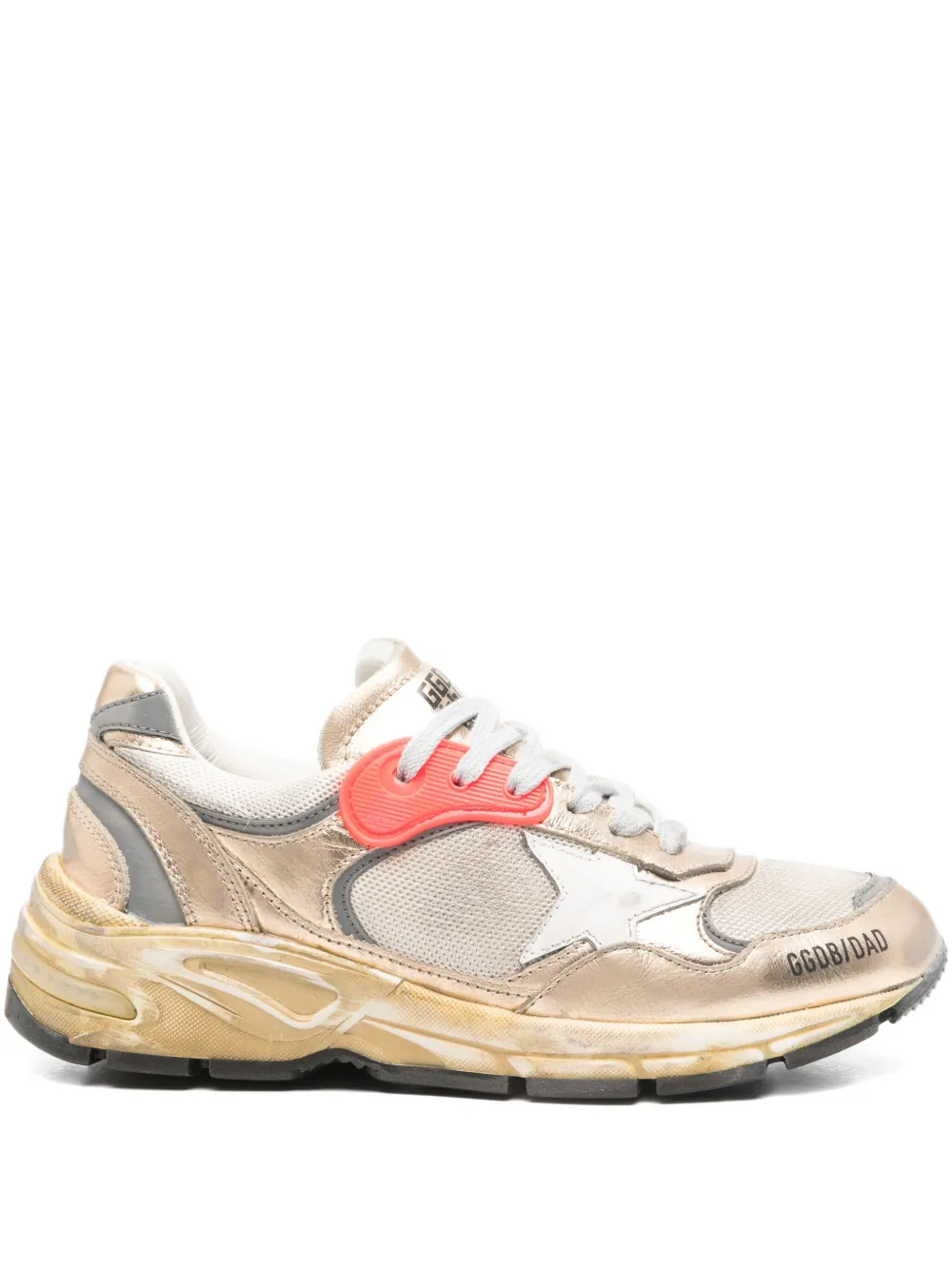 Golden Goose Dad-Star metallic sneakers | Neutrals | Image 1