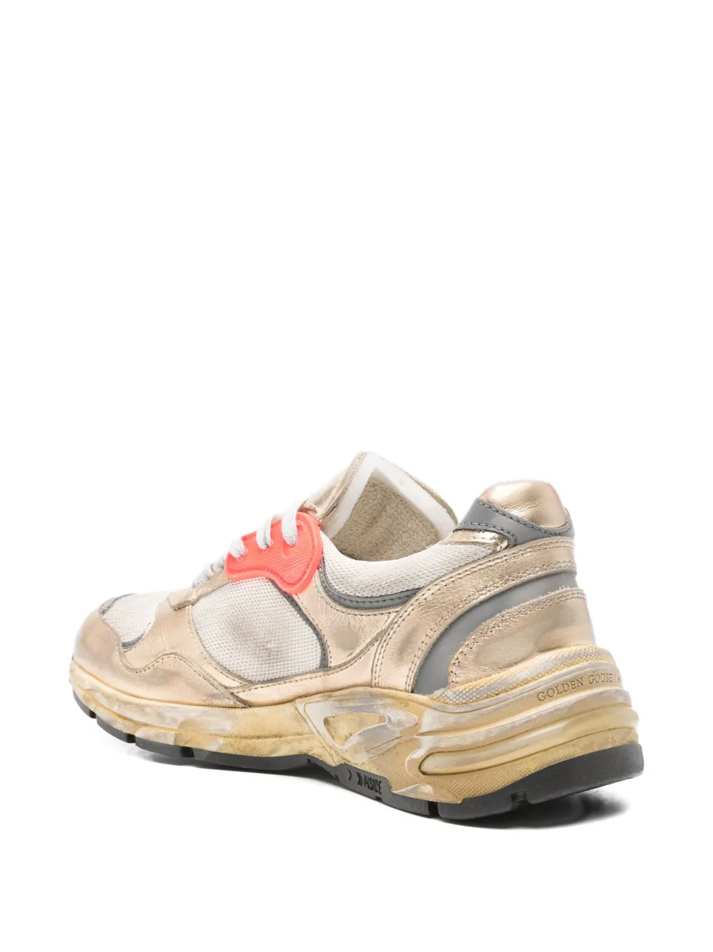 Golden Goose Dad-Star metallic sneakers Neutrals
