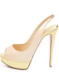 Christian Louboutin Pre-Owned 160mm Lady Peep sandals - Neutrals