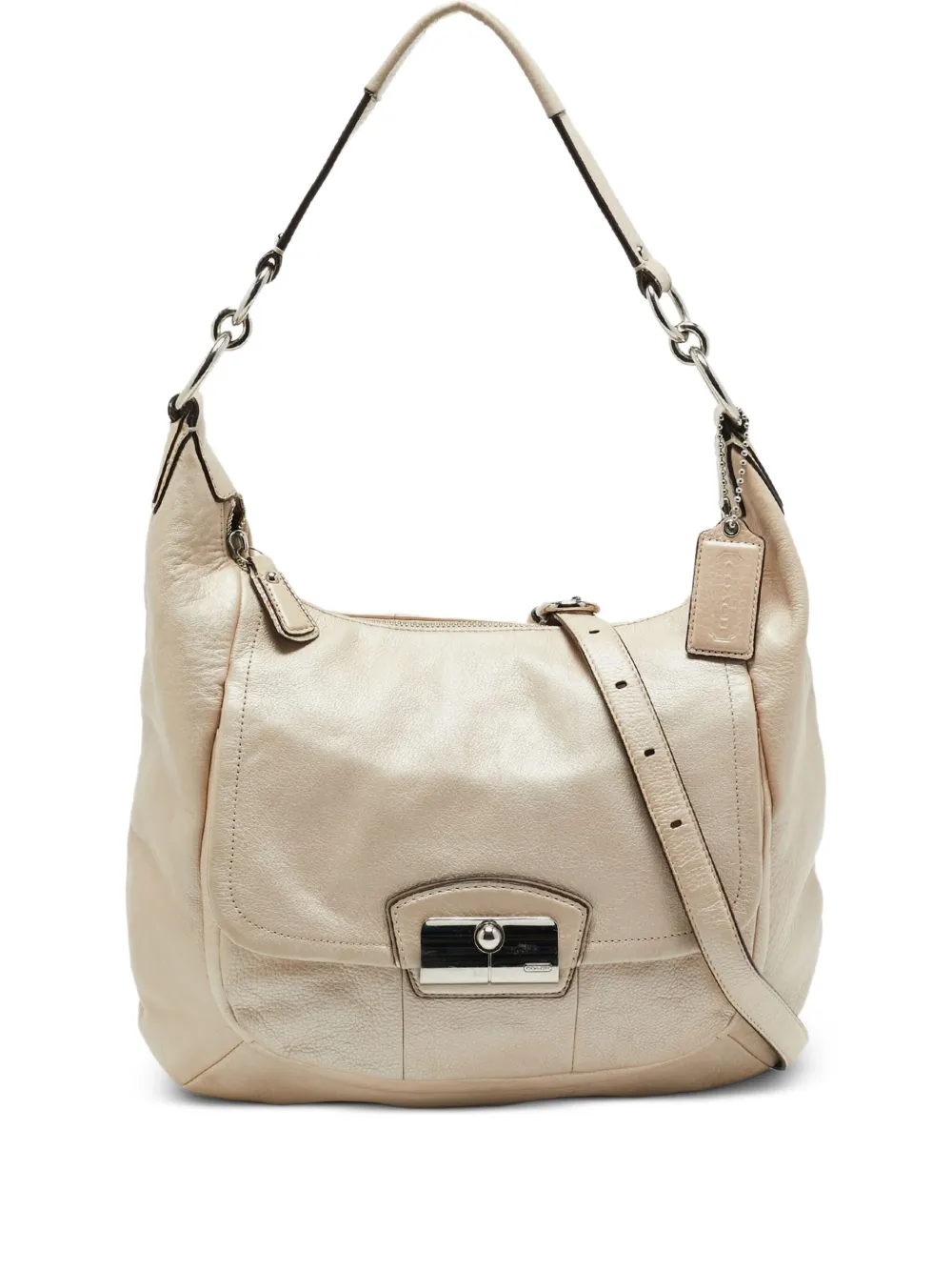 Pre-owned leather shoulder bag