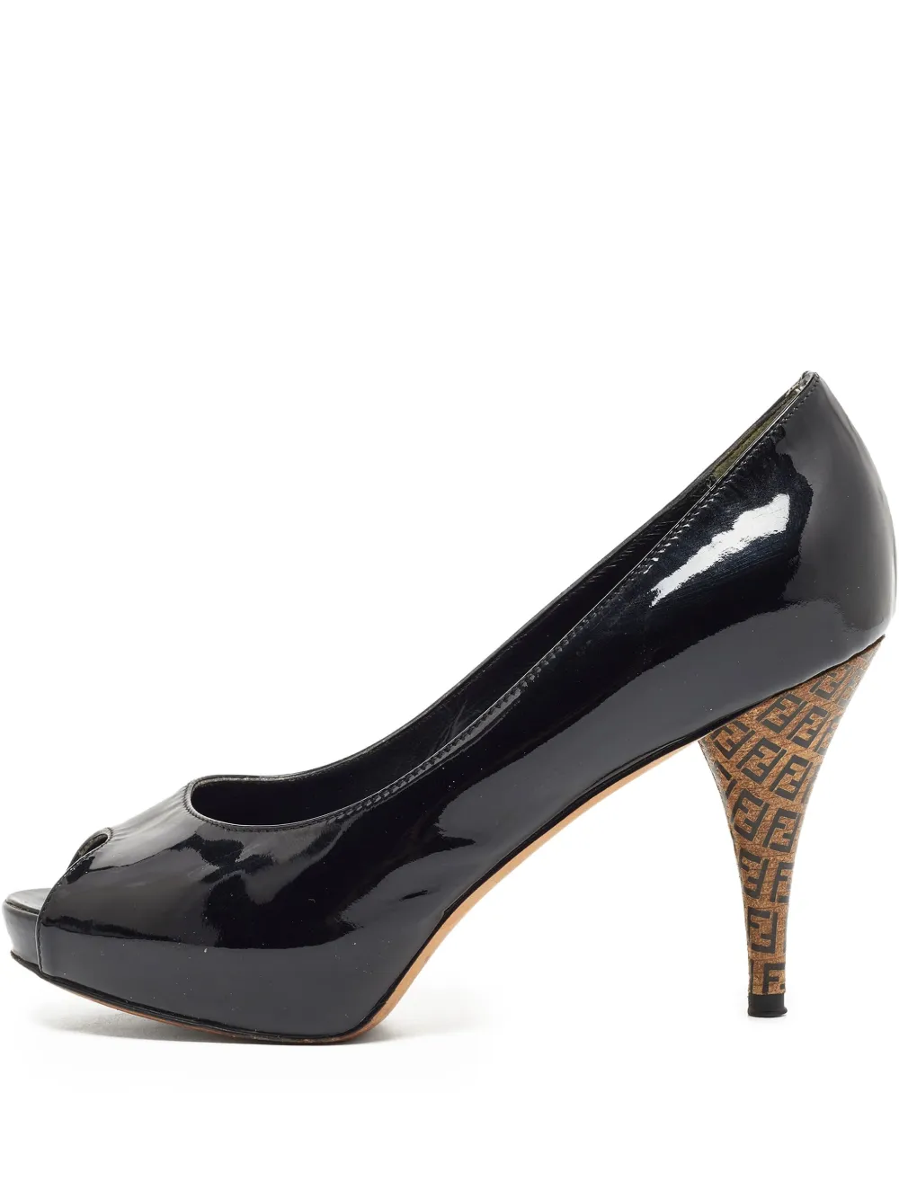 Fendi Pre-Owned Pumps aus Lackleder 90mm - Schwarz