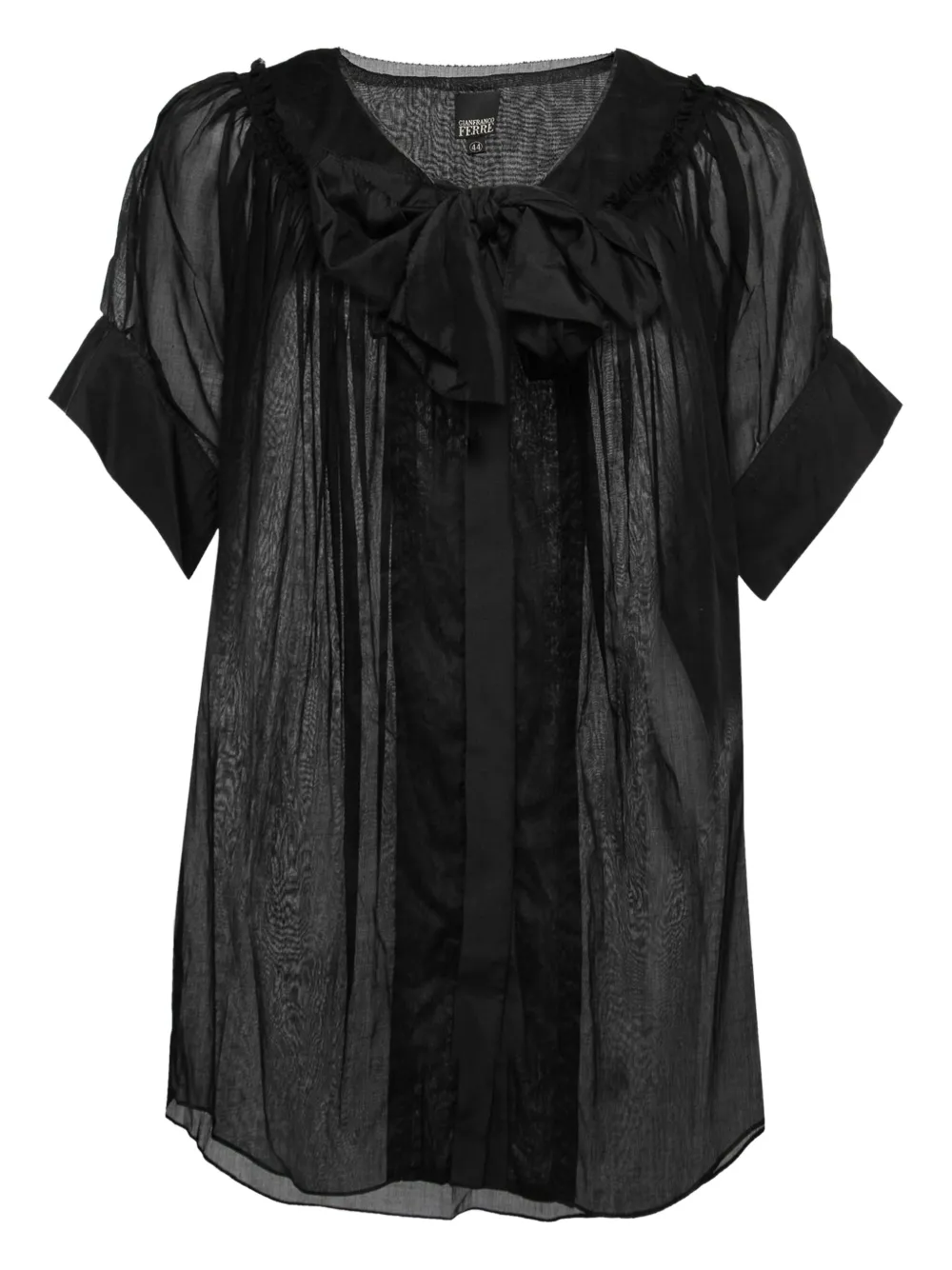 Gianfranco Ferré Pre-Owned cotton blouse | Black | Image 1