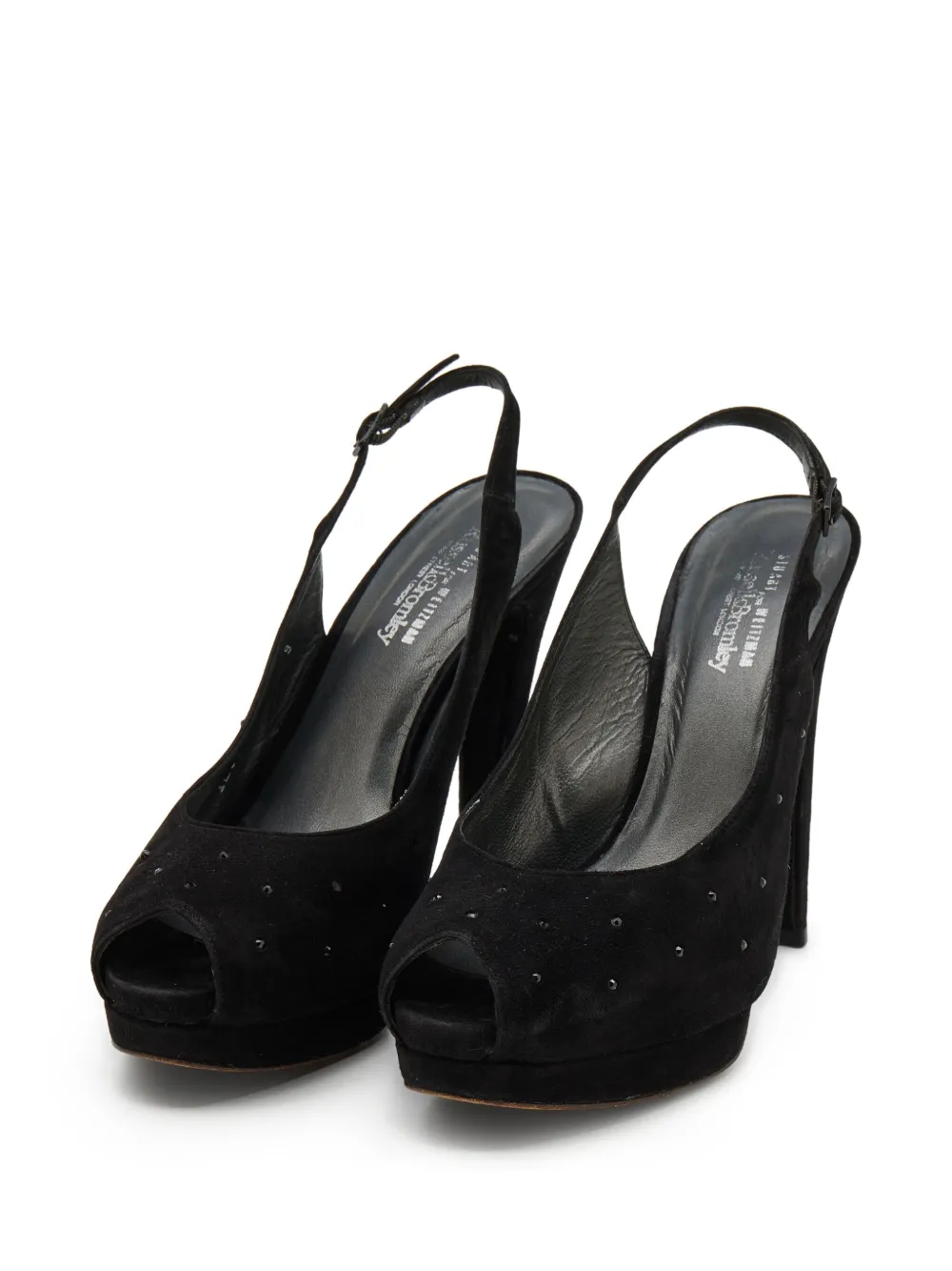 Stuart Weitzman туфли pre-owned с ремешком на пятке и открытым носком | Image 2