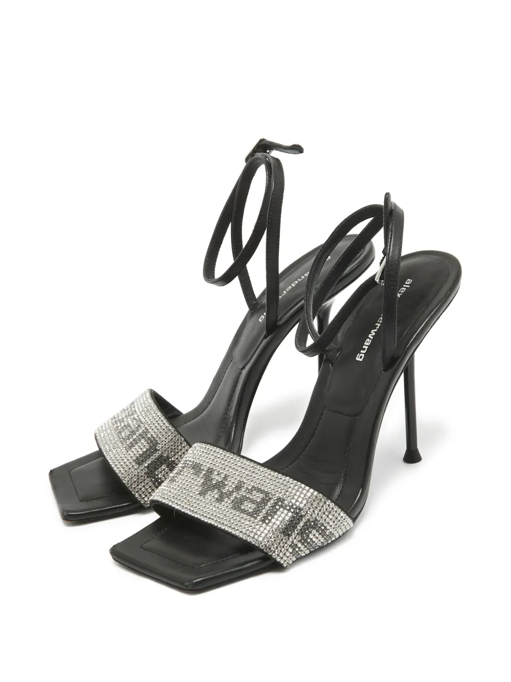 Pre-Owned Alexander Wang pre-owned 100mm strappy crystal-embellished sandals | Image 2