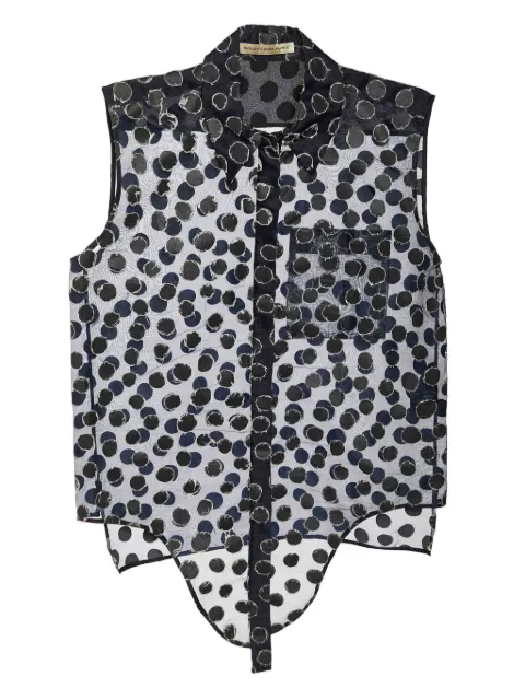 Balenciaga Pre-Owned polka dot-print blouse 