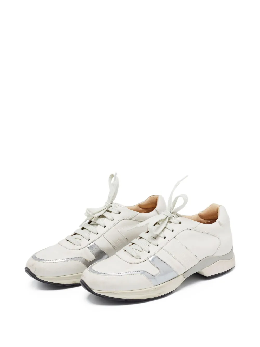 Tod's Vintage Pre-owned sneakers met vlakken - Wit