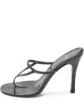 Gina pre-owned strappy open-toe heeled sandals - Black