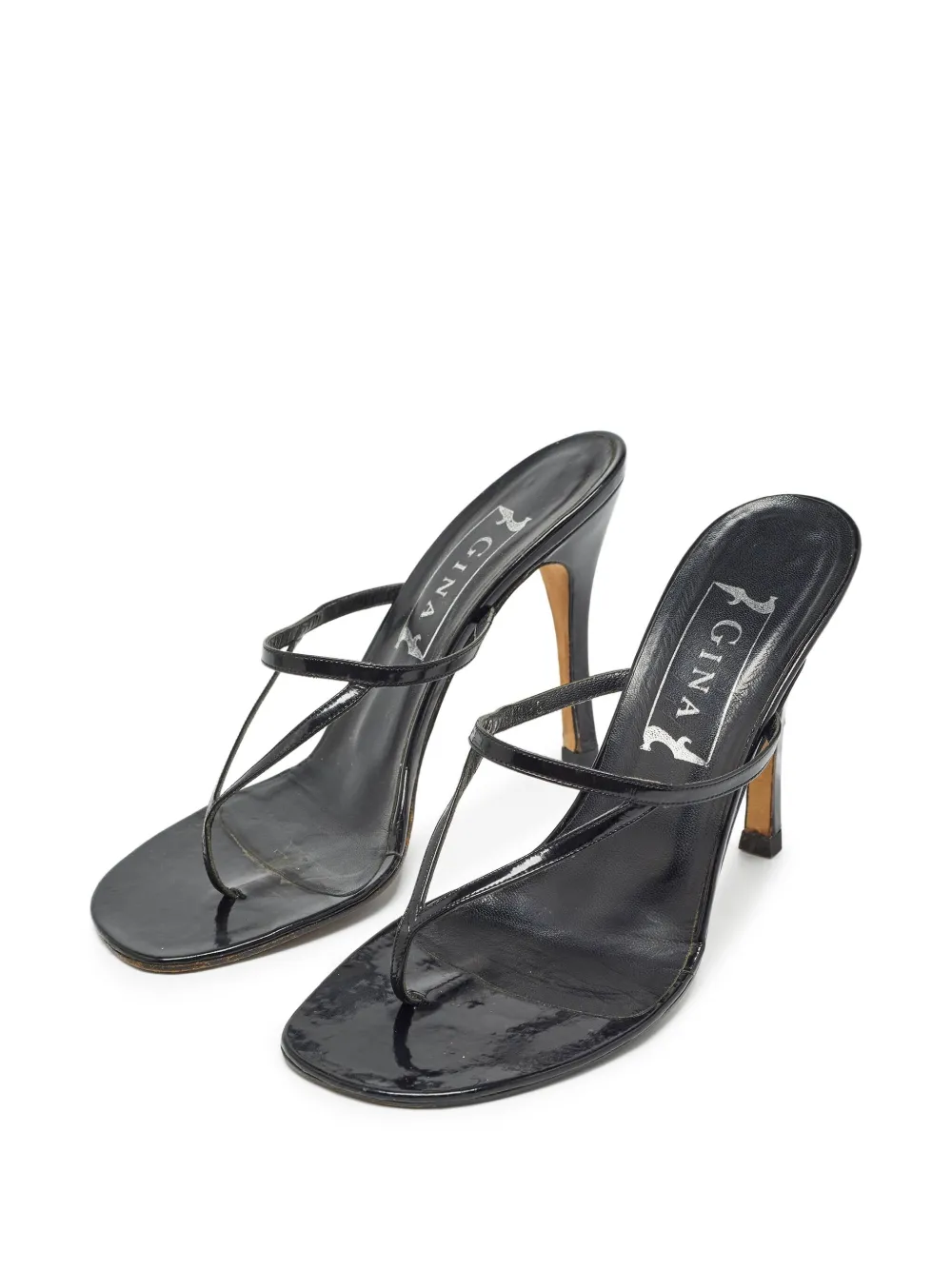 Gina pre-owned strappy open-toe heeled sandals | Image 2