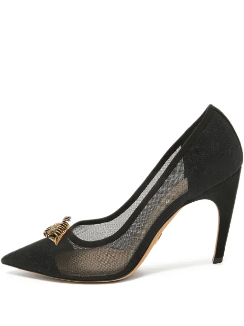 Christian Dior Pre-Owned 110mm Surreal-D mesh pumps