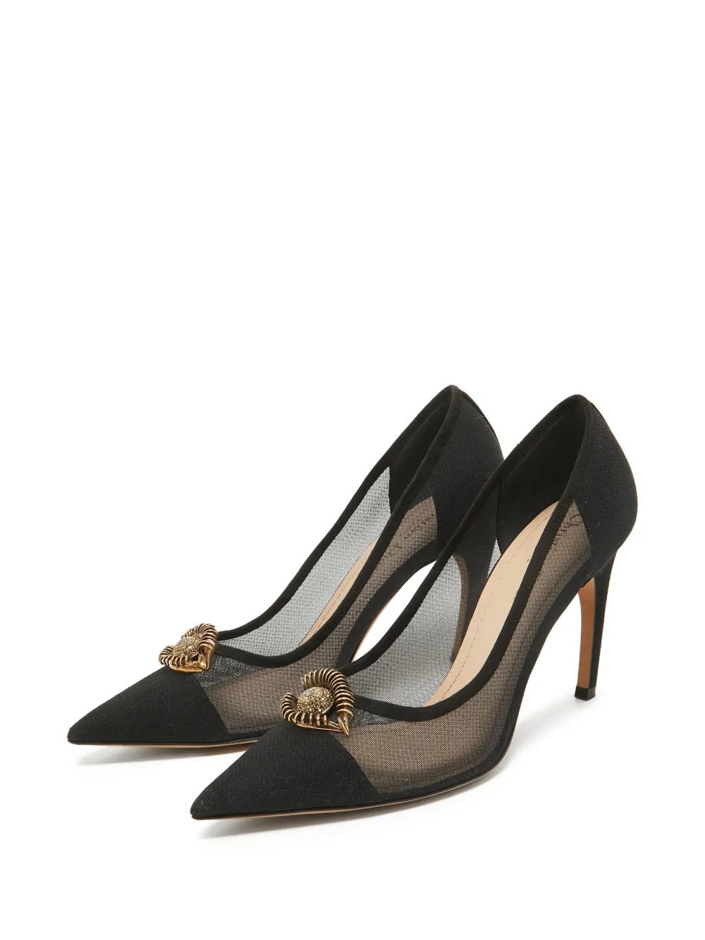 Christian Dior Pre-Owned 110 mm Surreal-D mesh pumps - Zwart