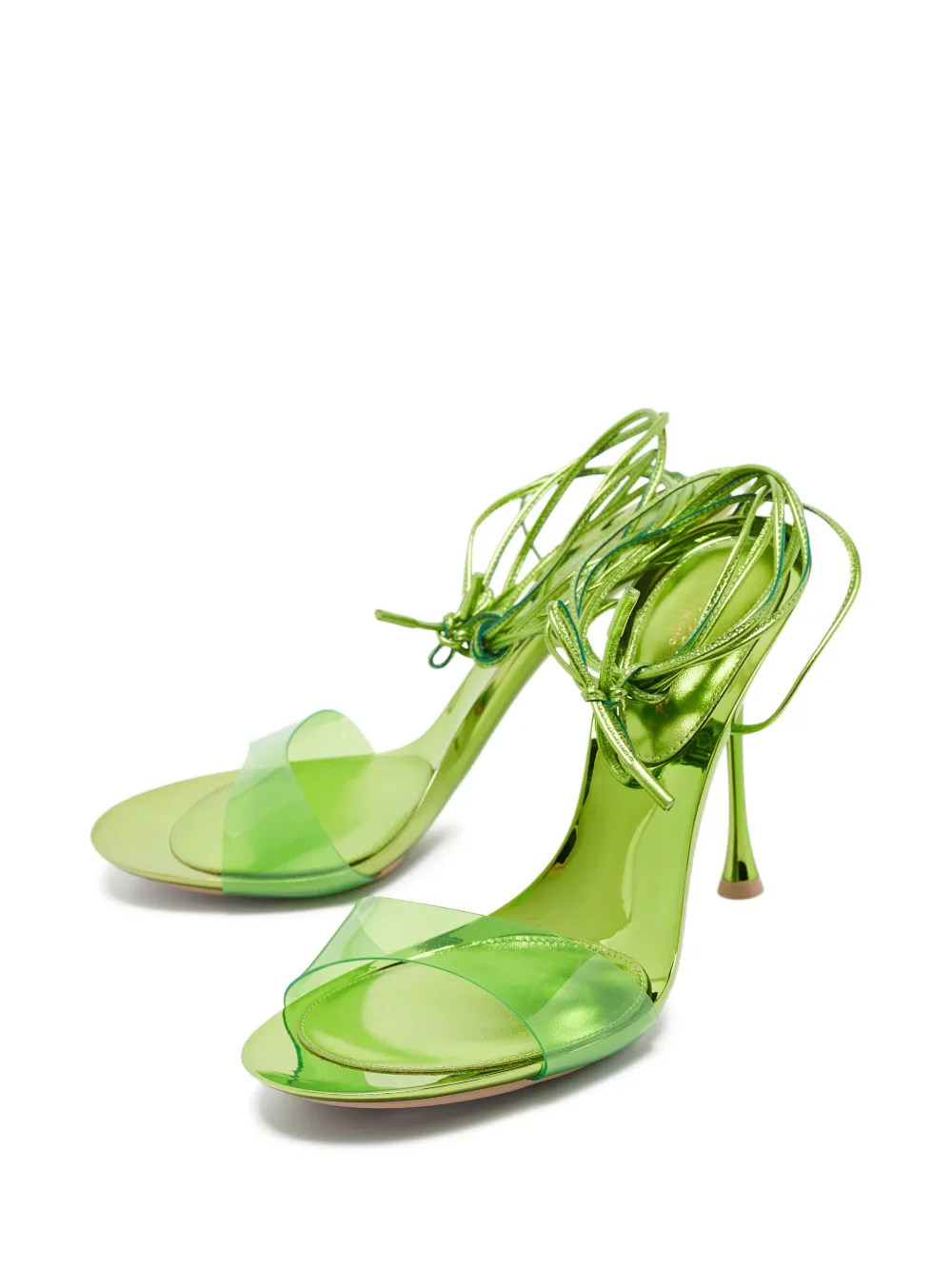 Gianvito Rossi pre-owned 115mm transparent-strap sandals | Image 2