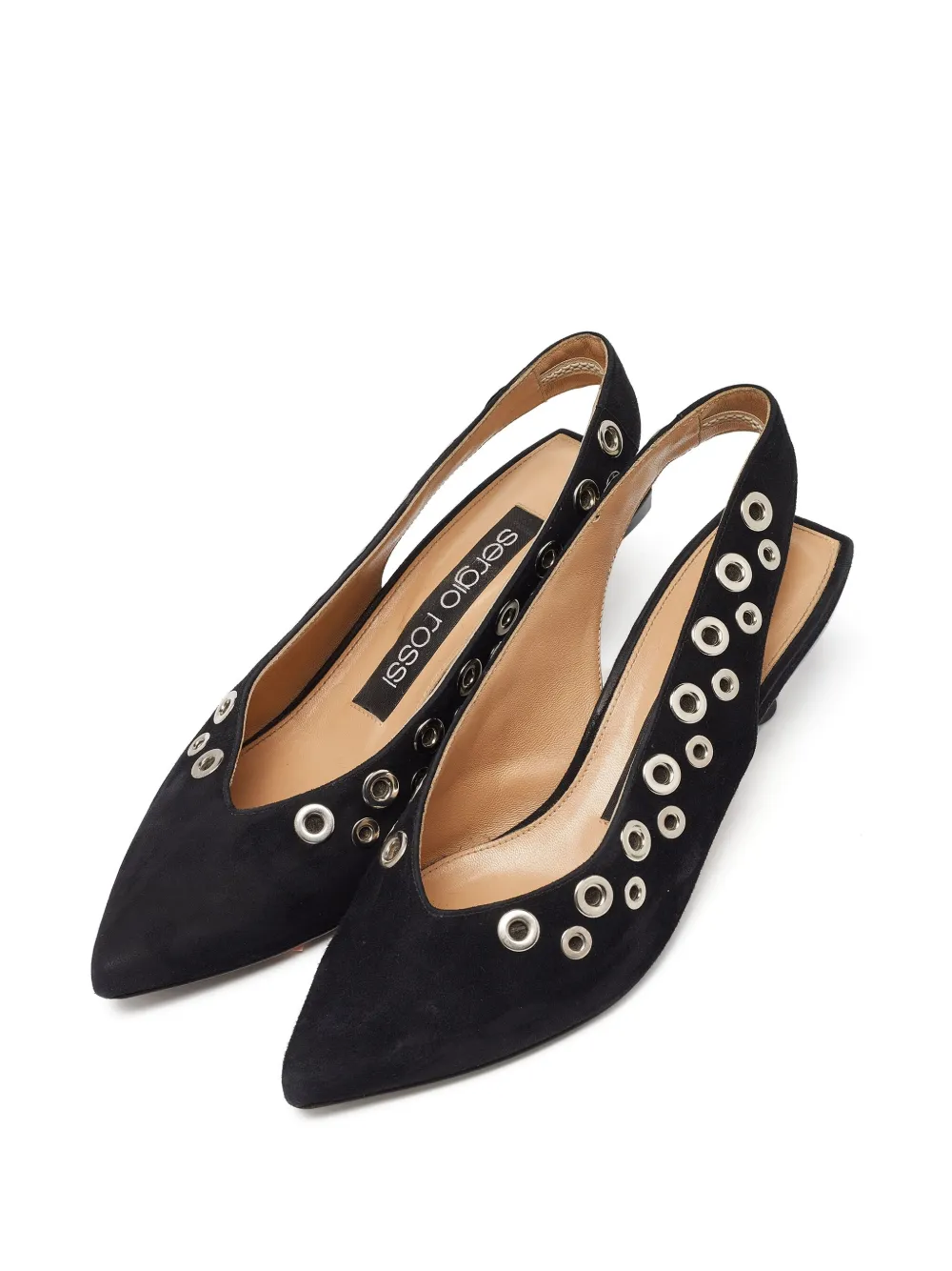 Sergio Rossi Vintage 60mm eyelet-embellished slingback pumps | Image 2