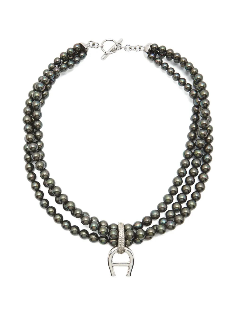 Aigner Vintage collar con perlas artificiales pre-owned | plateado | Image 1