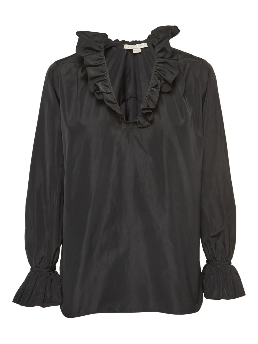 Stella McCartney Pre-Owned Blusa con ruches - Nero