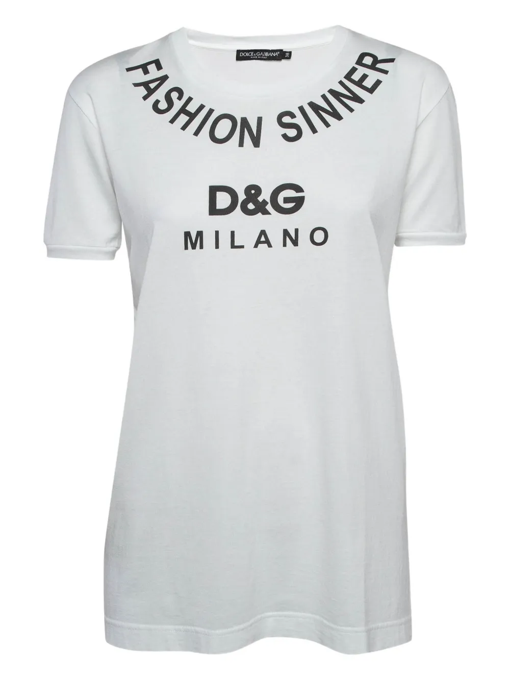 Dolce & Gabbana Pre-Owned T-shirt Fashion Sinner - Bianco