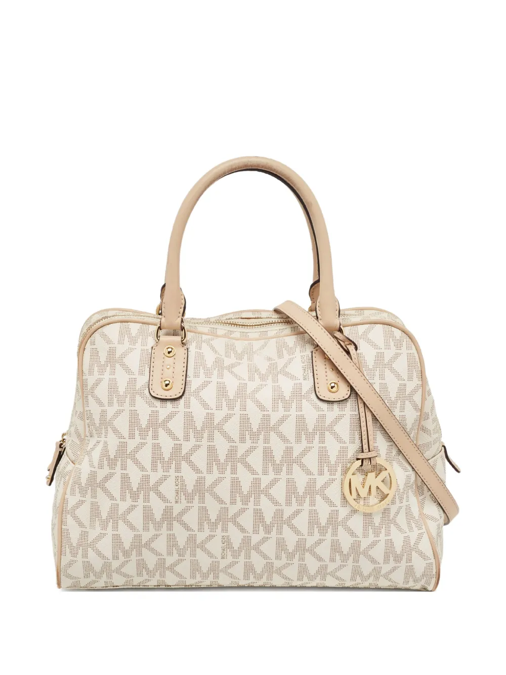 Michael Kors Vintage モノグラム ハンドバッグ - ニュートラル Michael Kors Vintage モノグラム ハンドバッグ - ニュートラル